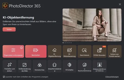 PhotoDirector - Bestes KI-Bildbearbeitungsprogramm
